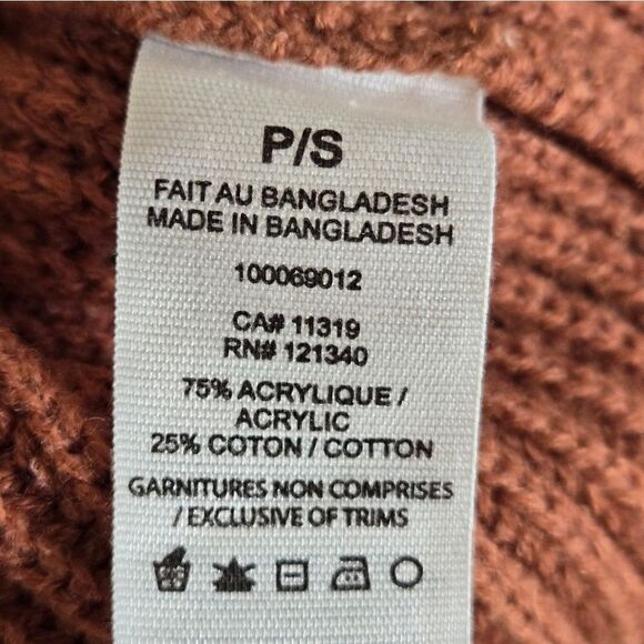 Garage Brown Sleeveless Cropped Sweater Vest - Picture 7 of 7